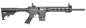 Smith & Wesson 10207 M&P15-22 Sport *CT,MA,MD,NJ Compliant 22 LR Caliber with 10+1 Capacity, 16.50" Barrel, Matte Black Metal Finish & Fixed CAR Black Synthetic Stock Right Hand