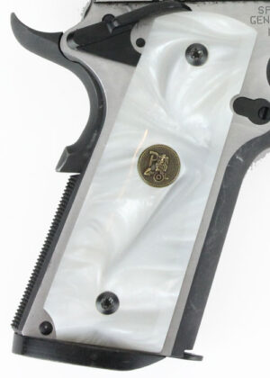 PACHMAYR GRIPS 1911 FULL SIZE - WHITE PEARL SMOOTH