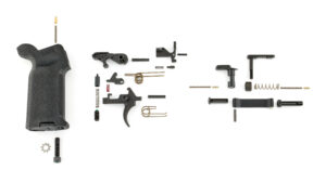 RUGER AR LOWER PARTS KIT WITH RUGER ELITE 452 TRIGGER AND MAGPUL MOE-K2 GRIP 91000